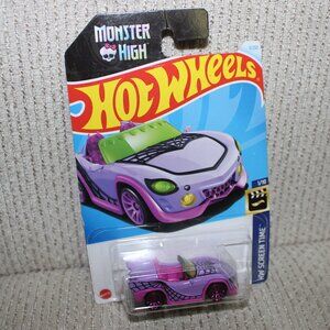 FREE WITH ANY BUY❤️2024 Hot Wheels Monster High Ghoul Mobile HW Screen Time 1/10